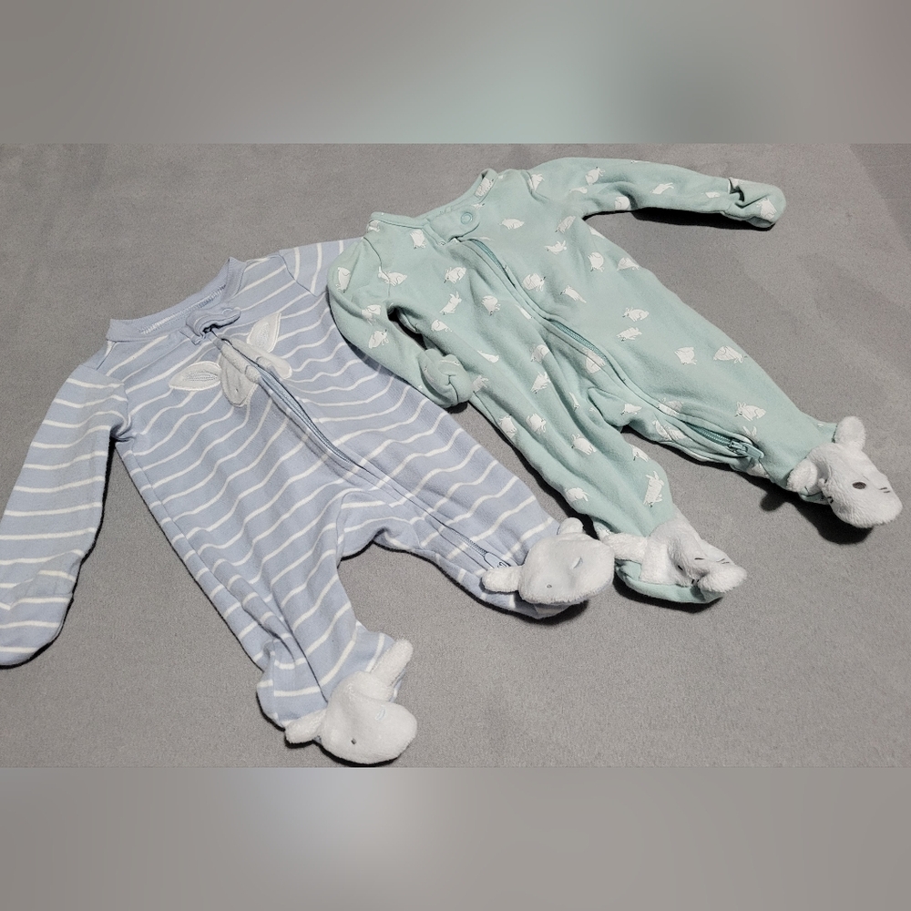 Carter's Easter Bunny Footed Sleepers